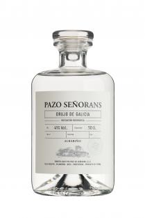 Aguardiente de Orujo Pazo Señorans, 0,50 L., estuche individual